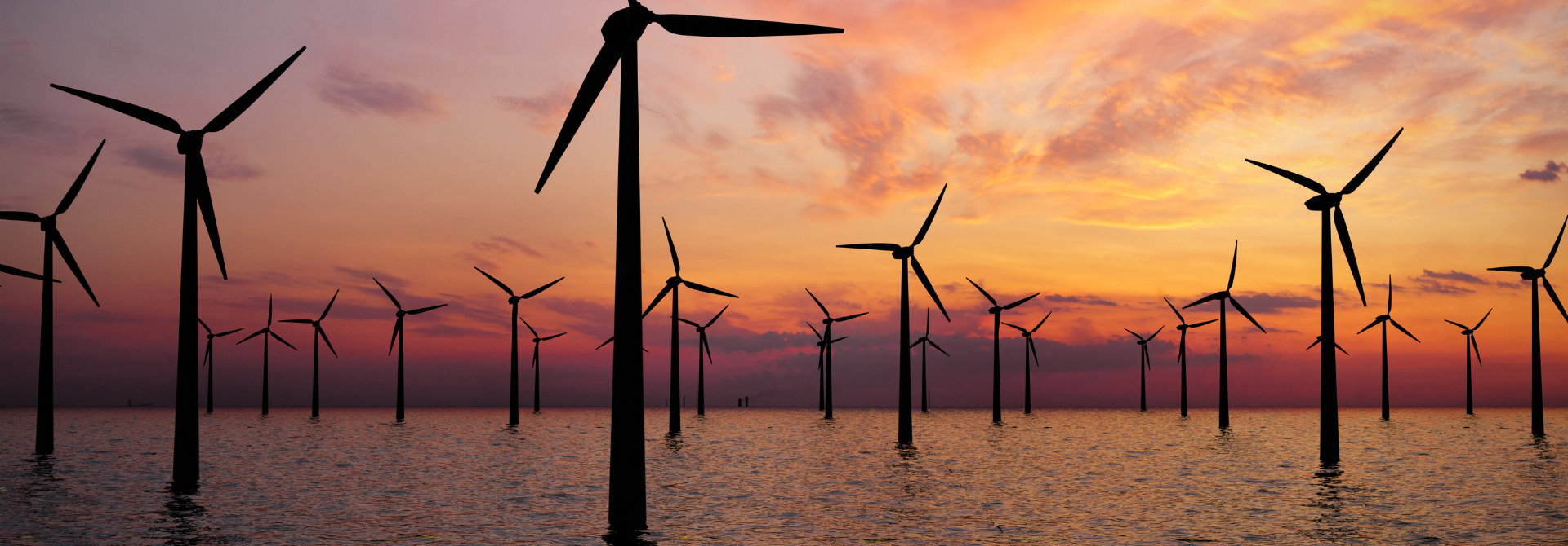 Offshore wind farm decorative image