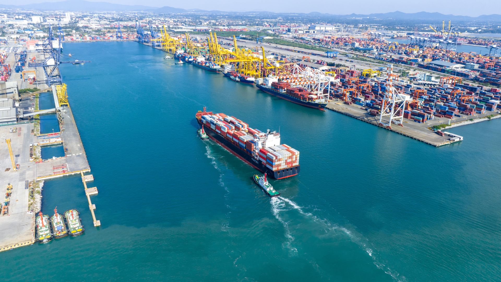 Tidetech navigation in port